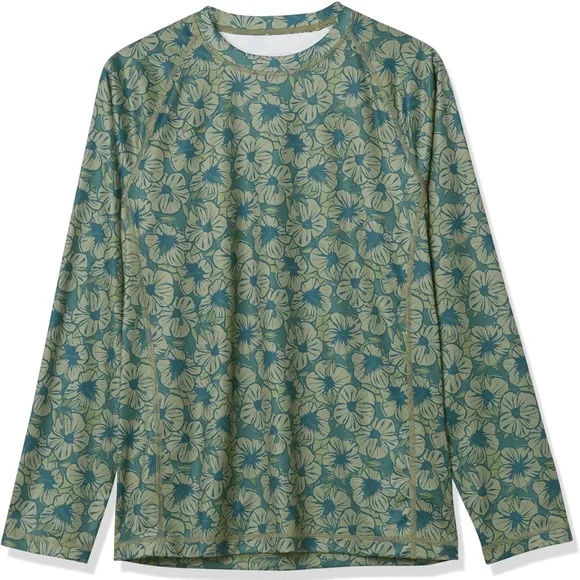 NEW| Amazon Essentials Men's Long-Sleeve Quick-Dry UPF 50 Swim Tee - Picture 3 of 7